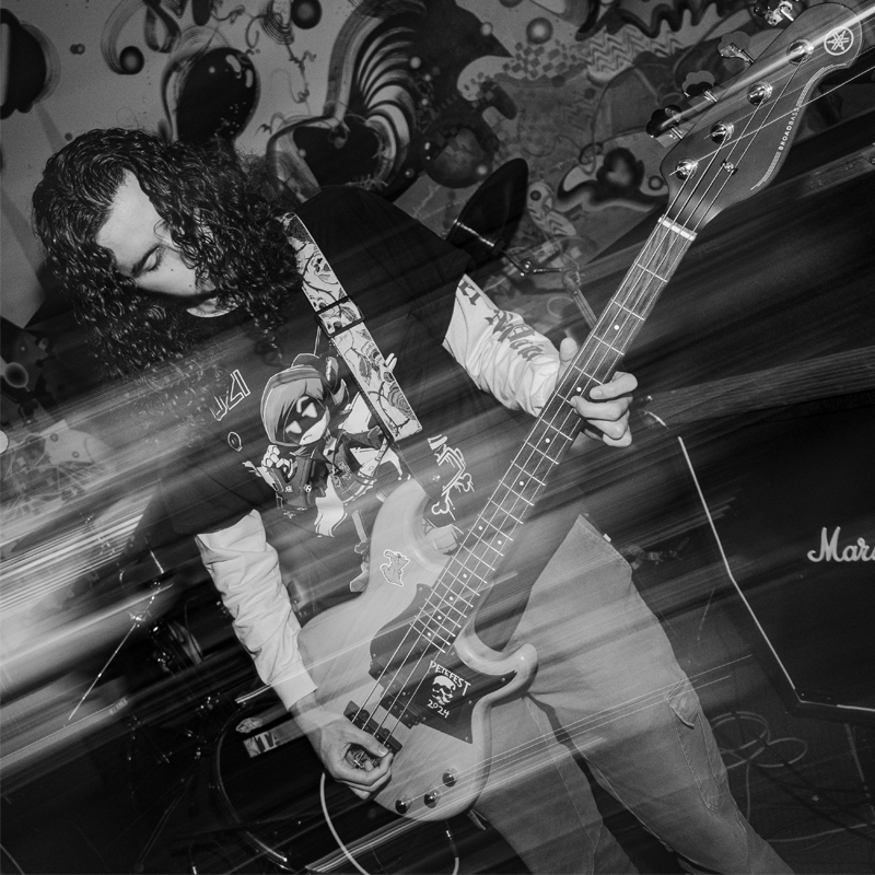 me playing bass! photo